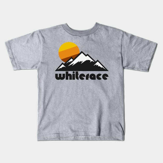 Retro Whiteface ))(( Tourist Souvenir Travel New York Design Kids T-Shirt by darklordpug